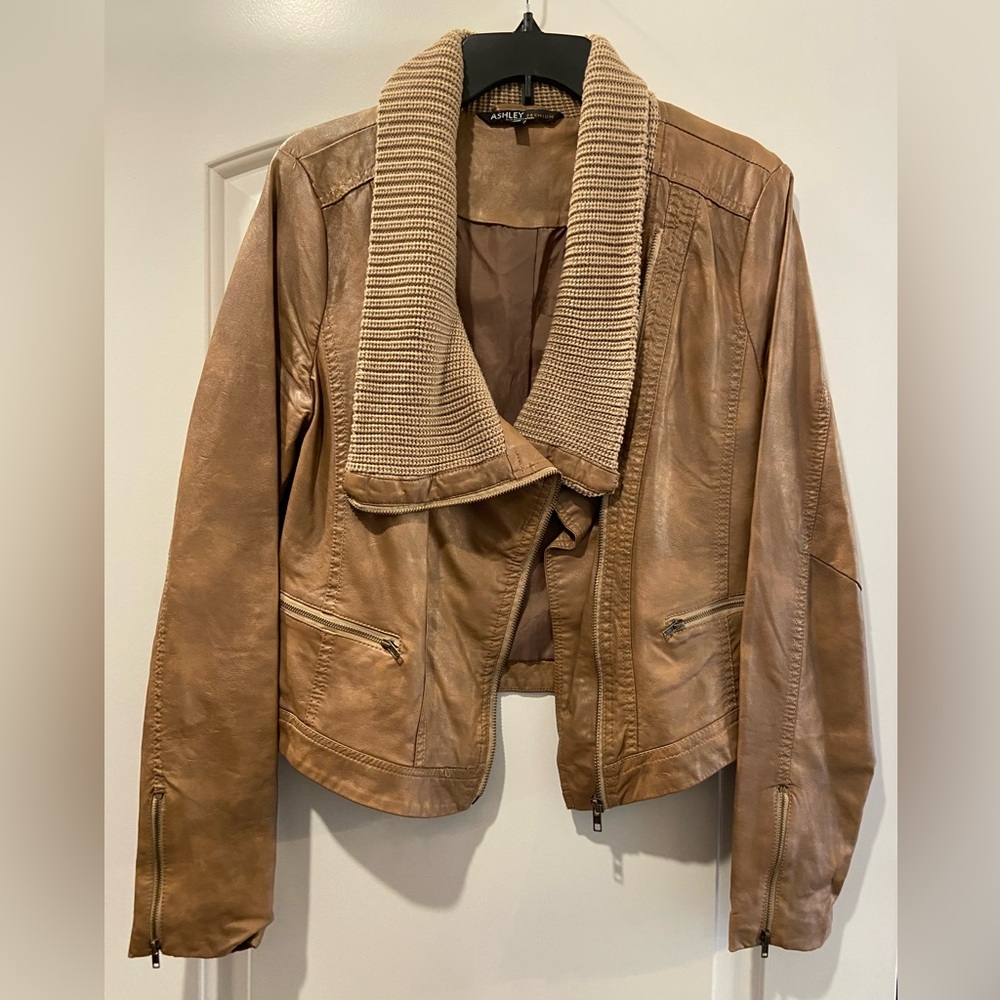 Faux Leather Jacket